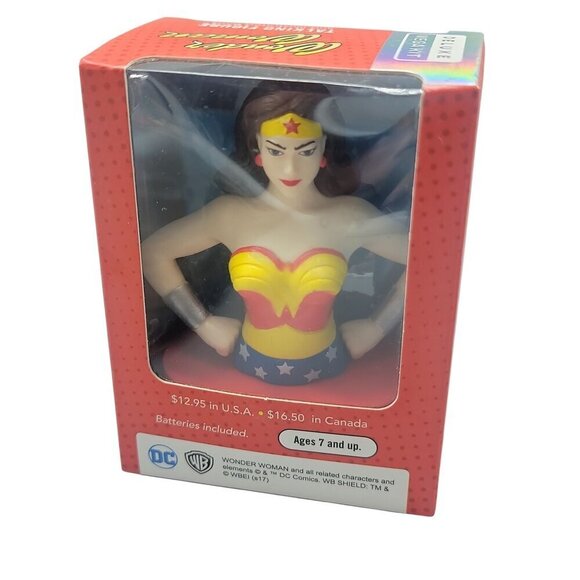Wonder Woman Talking Figure and Illustrated Book by Running Press NEW Sealed - Picture 3 of 8